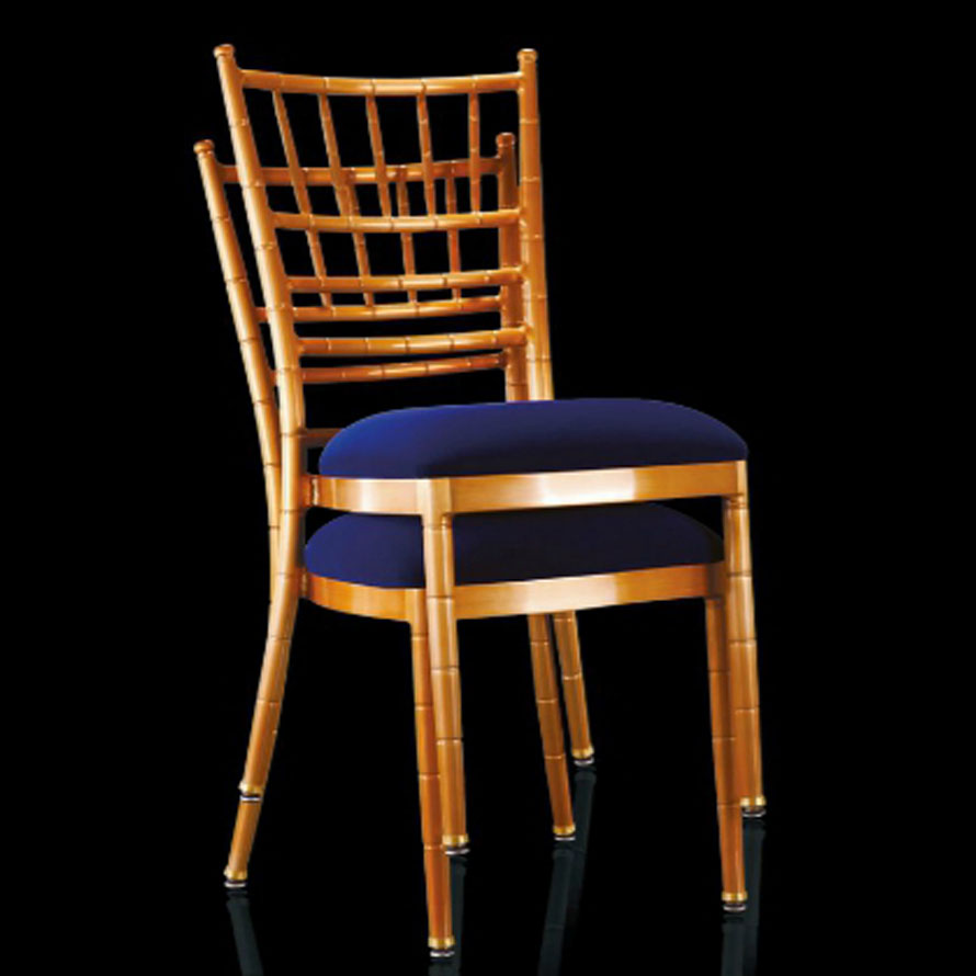 宴會椅-竹節鋁圓錐管