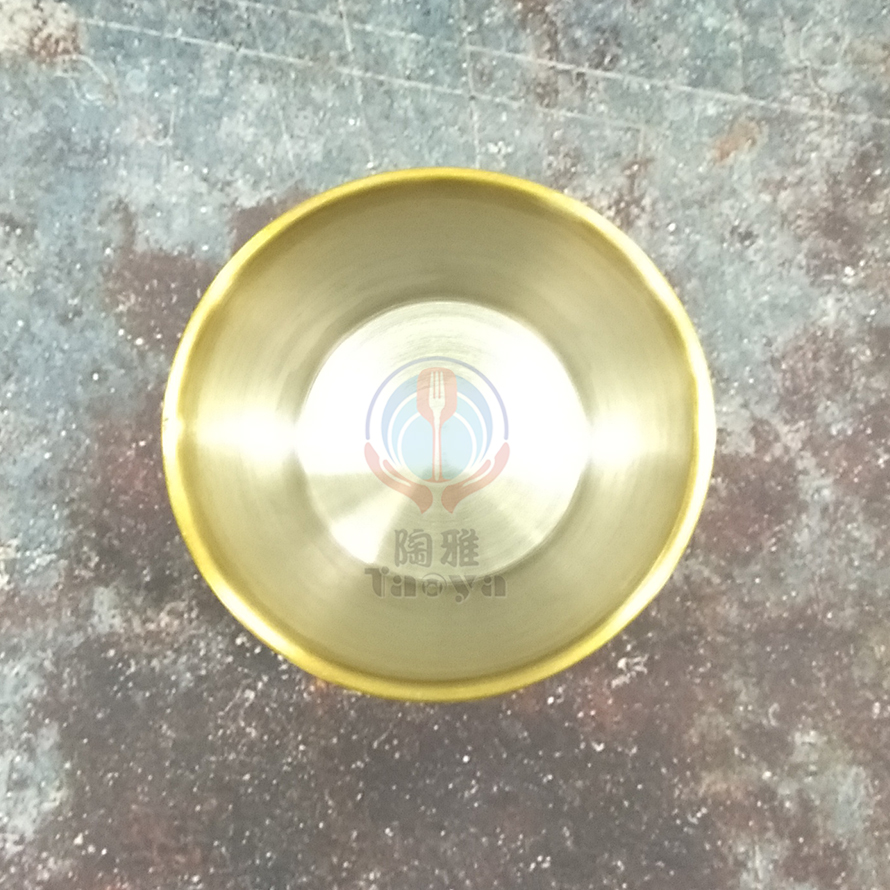 ＃304不銹鋼蜂巢杯300ml-金