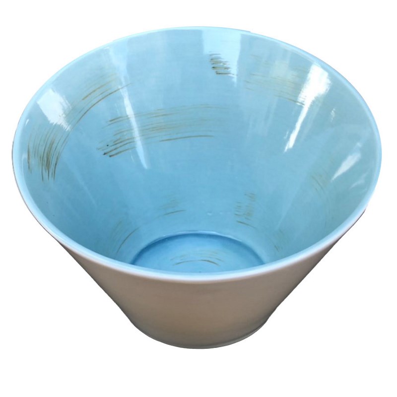歲月淺藍10"圓斜口碗|HAN-CHB3539DC1