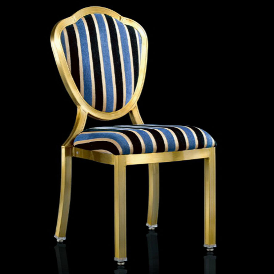 可疊宴會椅-拉絲透明|SIL-002 (80800)