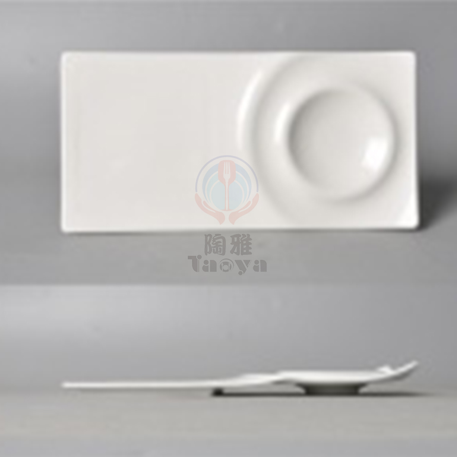 16"禪風長醬菜盤|HAN-CHPN12073+W