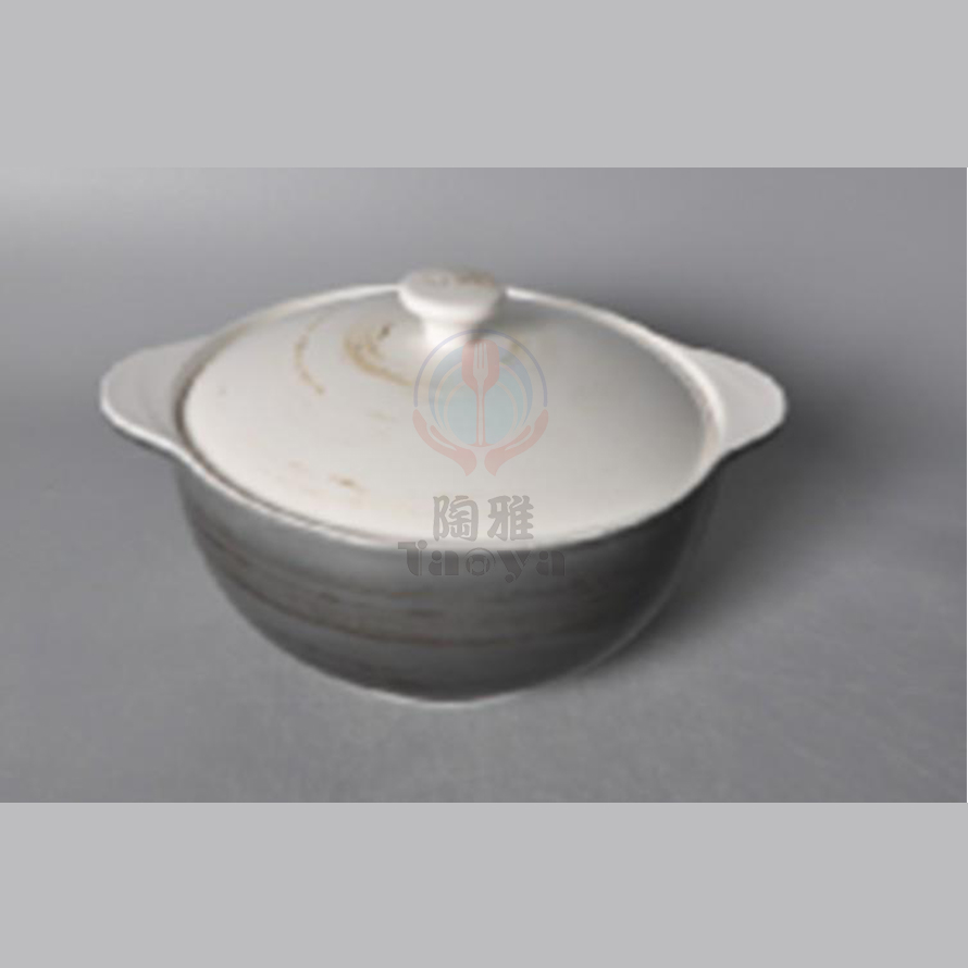 歲月深藍11.5"圓雙耳湯窩|HAN-CHLB0622DC3