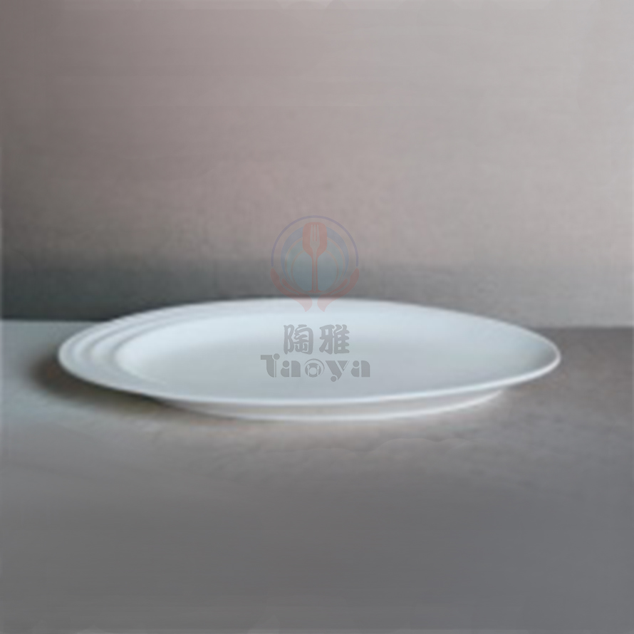 11.5"順邊橢圓盤|HAN-CHP7051-W