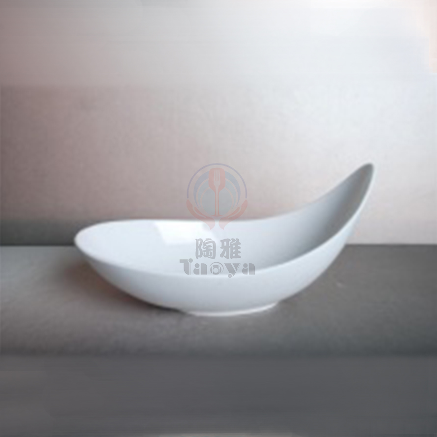 14.5"葉形碗|HAN-CHB3560-W