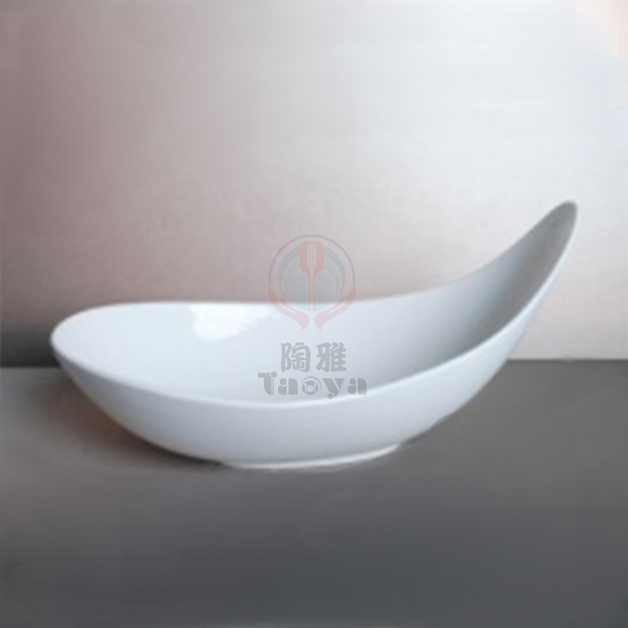 18"葉形碗|HAN-CHB3558-W