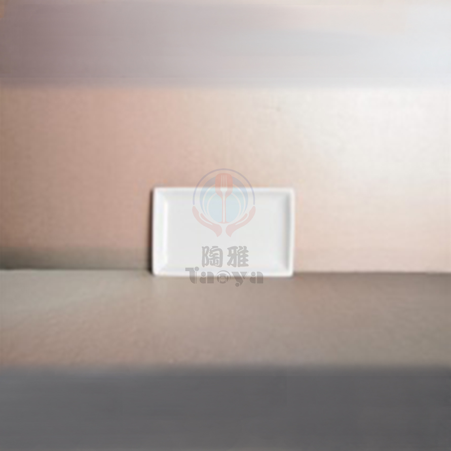 10"長方平邊盤|HAN-CHP7984-W