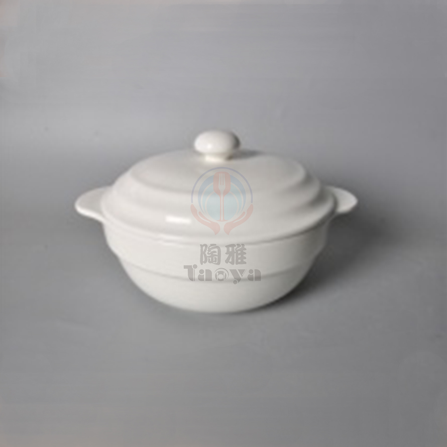 12"雙耳圓湯窩+蓋|HAN-CHLBN0990-W
