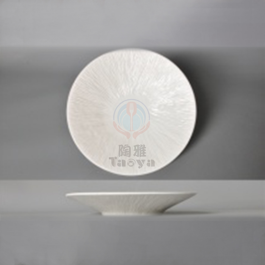 11"古樹紋湯盤|HAN-CHPN12610-W