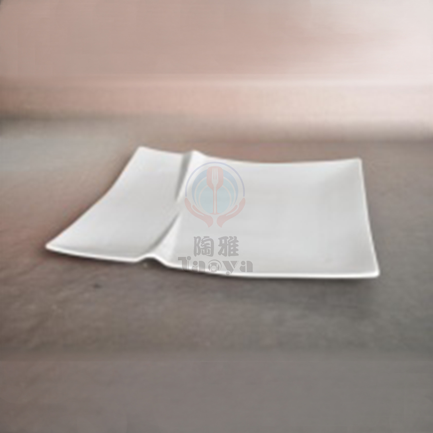 14"方翹角折線盤|HAN-CHP8054-W