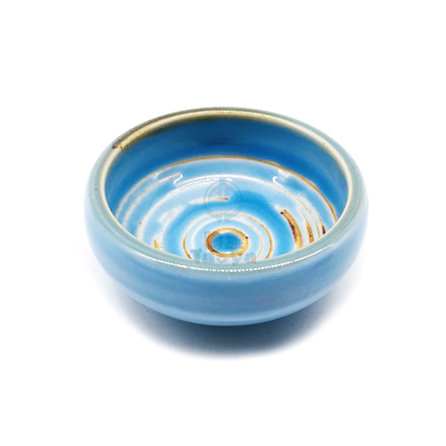 3.5"圓口碟-湖水藍|DLU-YS-177+B